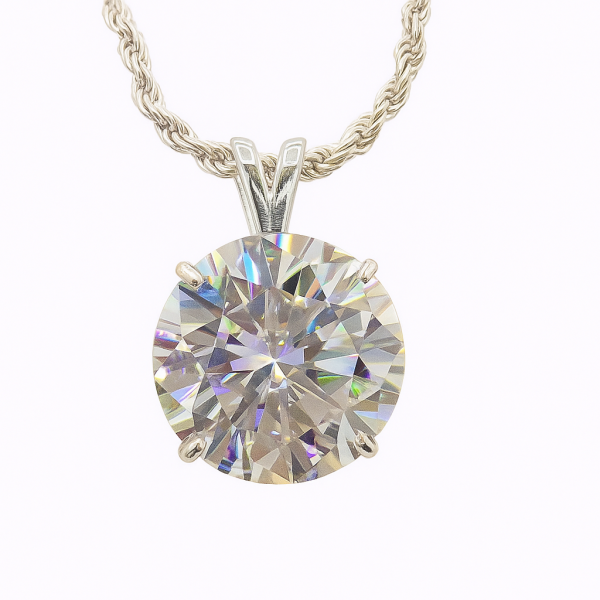 Anhänger aus 925 Silber mit Diamant 10,00 ct